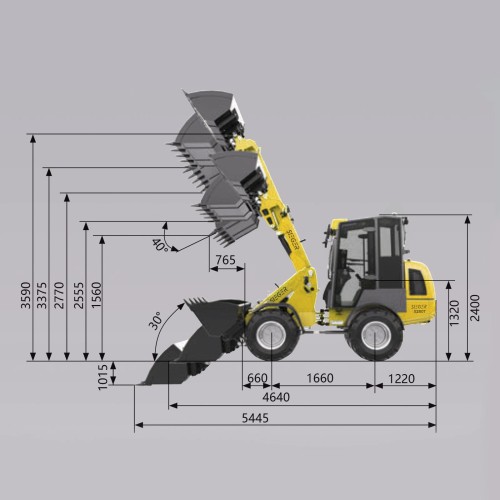 Minilader SIEGER H280T
