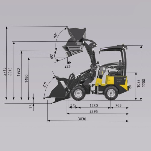 Minilader SIEGER H160