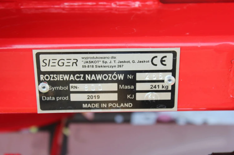 ROZSIEWACZ DS 800/2 SIEGER