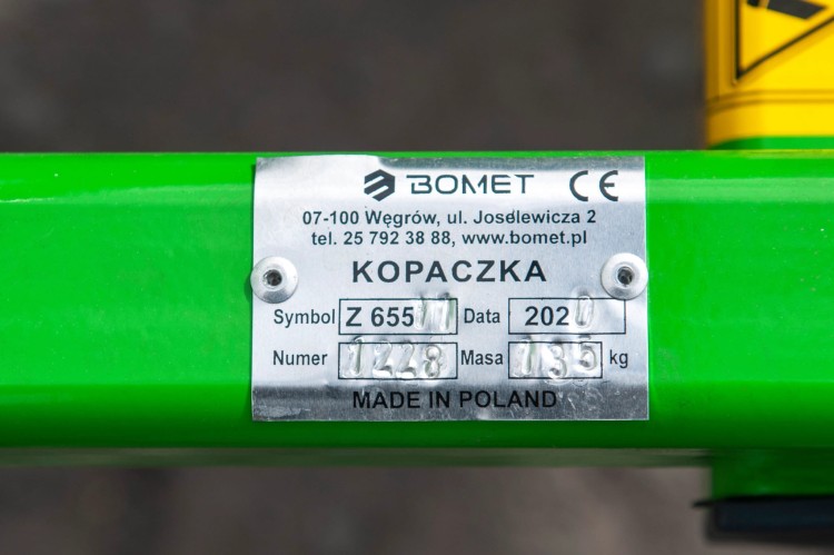 KOPACZKA WIBRACYJNA Z655/1 WYSYP Z TYŁU