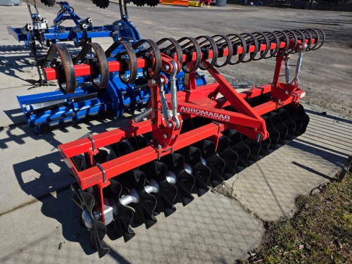 AGREGAT PRZEDNI TALERZOWY 3M + WŁÓKA 3M 45x10