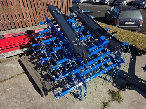 CHWASTOWNIK 6,0M + WŁÓKA SIEGER SKŁADANY HYDRAULICZNIE